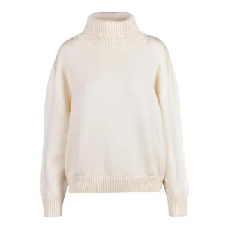 Add Truien & Vesten, Dames, Beige, L, Wol, Maglione Collo Alto
