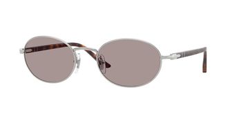 Persol PO1018S IDA 102153 Mens Sunglasses Silver Size 52