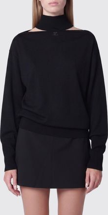 Courr&egrave;ges Maglia Donna colore Nero