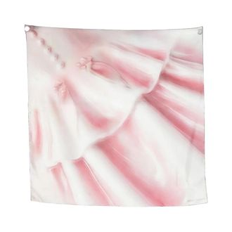 Maison Margiela Zijden sjaal met porseleinprint - Dames - Accessoires - Roze - Maat: ONE Size Zijde