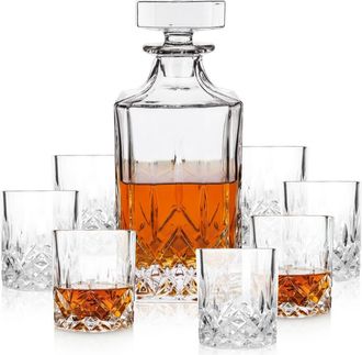 Viski Admiral Decanter and Lowball Glass Set in Clear at Nordstrom