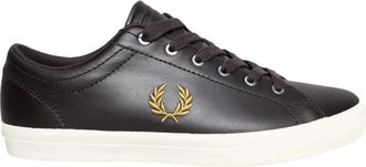Fred Perry Baseline Leather - Heren - Sneakers - Bruin - 45 EU - Leer - Schoenen