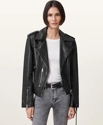 AllSaints Balfern Leather Biker Jacket