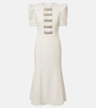 Rebecca Vallance Sposa - Abito midi Dillon in pizzo