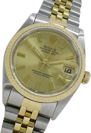 Rolex Pre-owned Vintage Polshorloge - Dames - Pre-owned - Geel - Maat: ONE Size