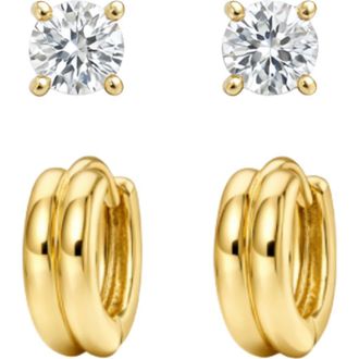 Argento Vivo Set of 2 Earrings in Gold at Nordstrom