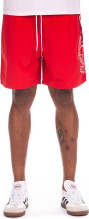 Billionaire Boys Club BB Helmet Nylon Drawstring Shorts in Red at Nordstrom, Size Xx-Large