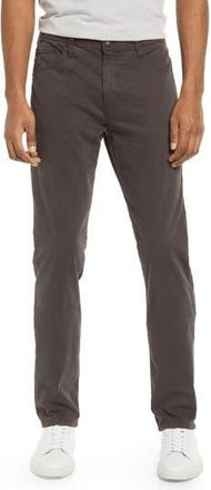 AG - Adriano Goldschmied Everett Stretch Sateen Slim Straight Pants in Shadow Hawk at Nordstrom Rack, Size 33 X 32