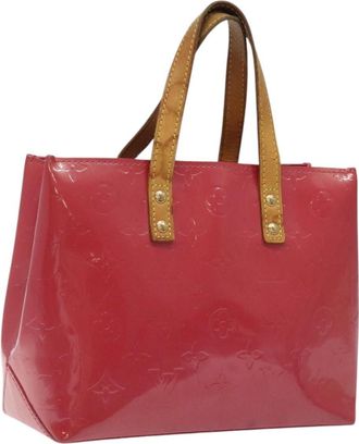 Louis Vuitton Reade Monogram Vernis Pink Patent_Leather Handbag (Pre-Owned)