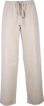 Antonelli Relaxed Fit Beige Trousers