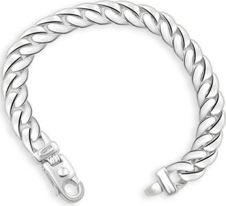 Pompeii3 Mens Cuban 14k Gold (87gram) or Platinum (163gram) 12mm Link Bracelet 9.25