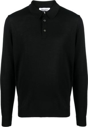 ERALDO merino-wool polo shirt - men - Merino - 52 - Black