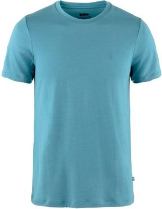 Fj&auml;llr&auml;ven Abisko Wool S/S T-Shirt f&uuml;r Herren | t&uuml;rkis