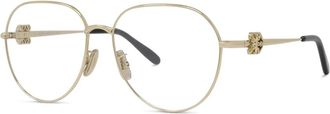 Loewe Anagram Eyeglasses - Dames - Brillen - Geel - 55 MM - Accessoires
