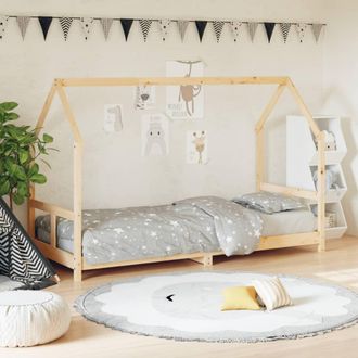vidaXL Estructura De Cama Para Ni&ntilde;os Madera Maciza De Pino 80x200 Cm Vidaxl