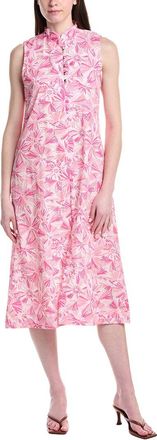 Sail to Sable Puff Sleeve Midi Dress