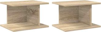 vidaXL Vidaxl Comodino 2 Pz Rovere Sonoma 40 X 30 X 25 Cm