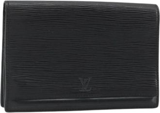 Louis Vuitton Pre-owned Vintage Portemonnee - Dames - Vintage Accessoires - Zwart - ONE Size - Leer - Vintage