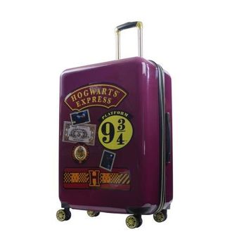 Ful WB Harry Potter Hogwart Express Hardside Printed Abs 29 Inch Luggage in Burgundy at Nordstrom