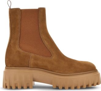 Hogan H700 Chelsea Boots - Dames - Chelseaboots - Bruin - 37 1/2 EU - Leer - Schoenen