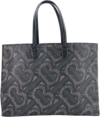 Burberry Black Pvc Tote Bag (Pre-Owned)