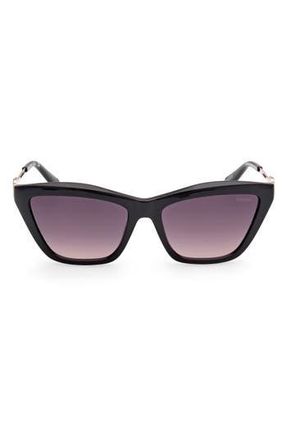 Guess Rectangular Sunglasses in Black/Gradient Smoke at Nordstrom Rack