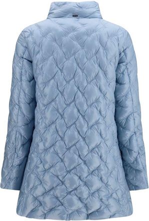 Herno Womens Blue Polyester Full-Length Jacket Clothing