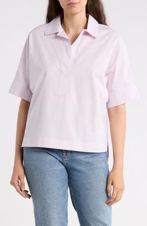 Nordstrom Oversize Poplin Popover Shirt in Purple Hush at Nordstrom Rack, Size Xx-Small