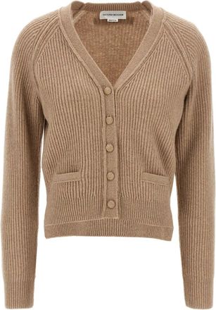 Victoria Beckham Cardigan a coste - Toni neutri