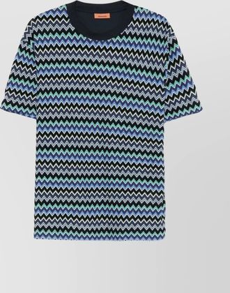 Missoni chevron zigzag crew neck t-shirt