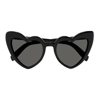 Saint Laurent Sunglasses Sl 181 Lou Lou 001 New Wave Black/Gray Women