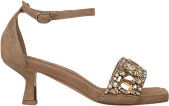 Alma En Pena Mini sandaal juweelband - Dames - Sandalen met hakken - Bruin - 36 EU - Schoenen