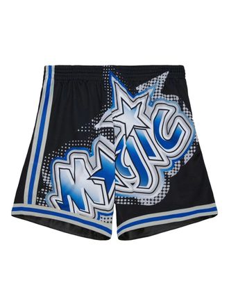 Mitchell & Ness Orlando Magic Big Face shorts - Zwart