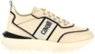 Roberto Cavalli Low-Top Sneakers with Contrast Detail, Brand Size 42 ( US Size 9 )