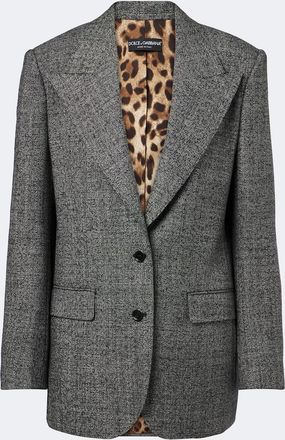 Dolce & Gabbana Virgin wool tweed blazer