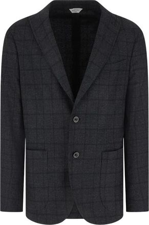 Boglioli Giacca in misto lana ricamata - - Jackets - Uomo - Grigio - 2XL