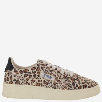 Autry Lage Autry Medalist-sneakers in ponyhuid
