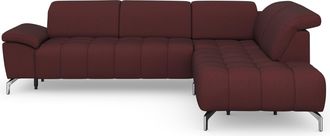 Sit&more Ecksofa &raquo;Cool L-Form&laquo; wahlweise mit Kopfteilverstellung und Vorziehsitz, motorisch