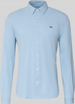 Lacoste Slim Fit Freizeithemd aus reiner Baumwolle in Hellblau, Gr&ouml;&szlig;e 40