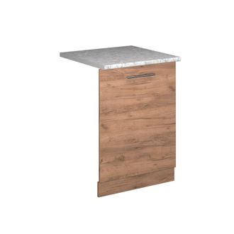 Vicco Panel Frontal Del Lavavajillas Fame-line, Roble Dorado, 60 Cm, Et M&aacute;rmol Vicco