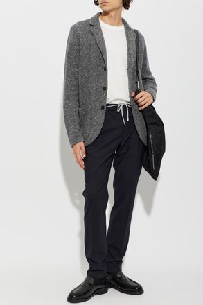 Eleventy Wool Trousers, Mens, Navy Blue