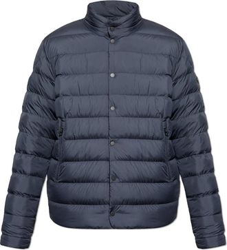 Moncler Lyco donsjas - Heren - Gewatteerde jassen - Blauw - 3XL - Jassen