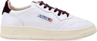 Autry Low-Top Sneakers with Perforated Detailing and Velvet Accents