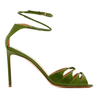Francesco Russo Schoenen, Dames, Groen, 39 EU, Sandalo 9,5