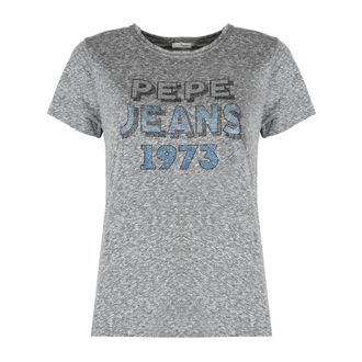 Pepe Jeans London Bibiana T-Shirt - - Tops - Donna - Grigio - S