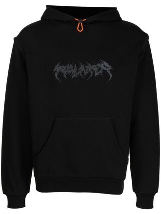 Palmers logo-print organic cotton hoodie - Black