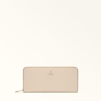 Furla Camelia Zip Around Ballerina I Rosa Pelle Stampata Donna
