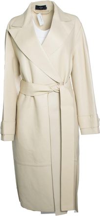 Joseph Bonded leather Courty coat