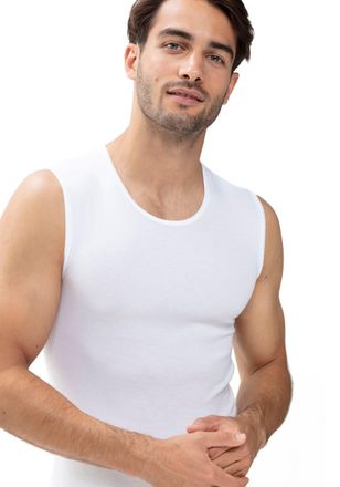 Mey Muscleshirt MEY Casual Cotton (K), Herren, Gr. 4XL, weiss (wei&szlig;), Feinripp, Obermaterial: 100% Baumwolle, k&ouml;rpernah h&uuml;ftbedeckend, Rundhals, Shirts Mu