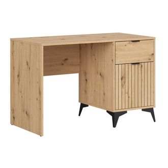 Petits Meubles Escritorio 1 puerta 1 caj&oacute;n madera tablero aglomerado revestido